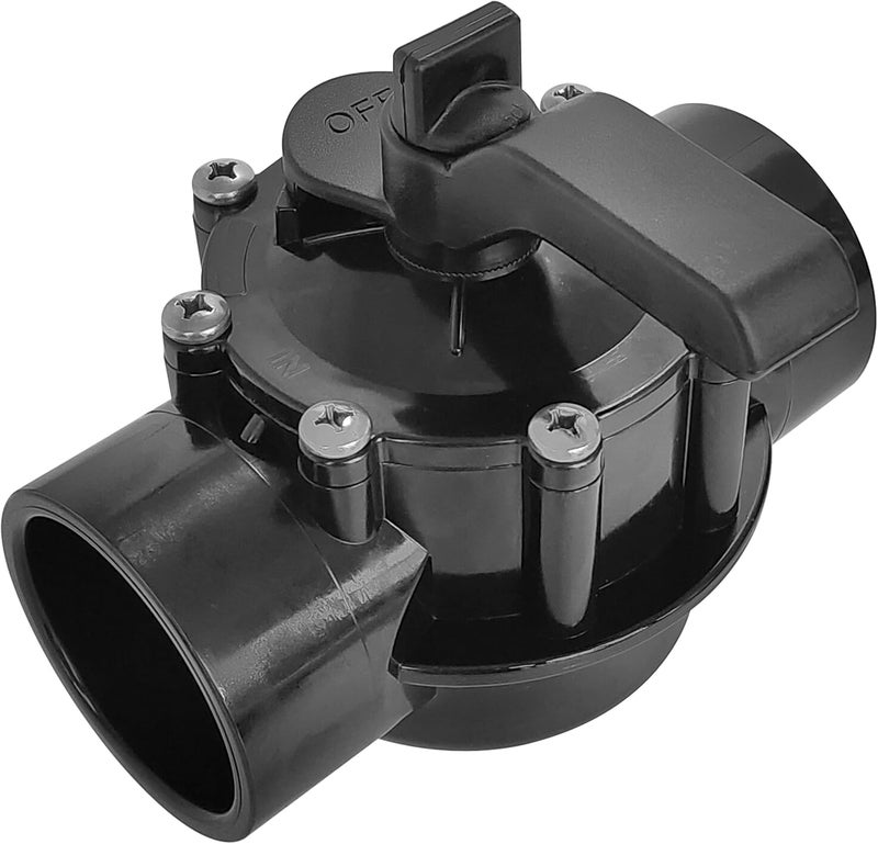 RDIYIN 4716 2-Port 2 to 2-1/2-Inch Positive Seal Diverter Valve Replacement for Jandy NeverLube,Compatible with 2" & 2-1/2" PVC Pipe - Image 1
